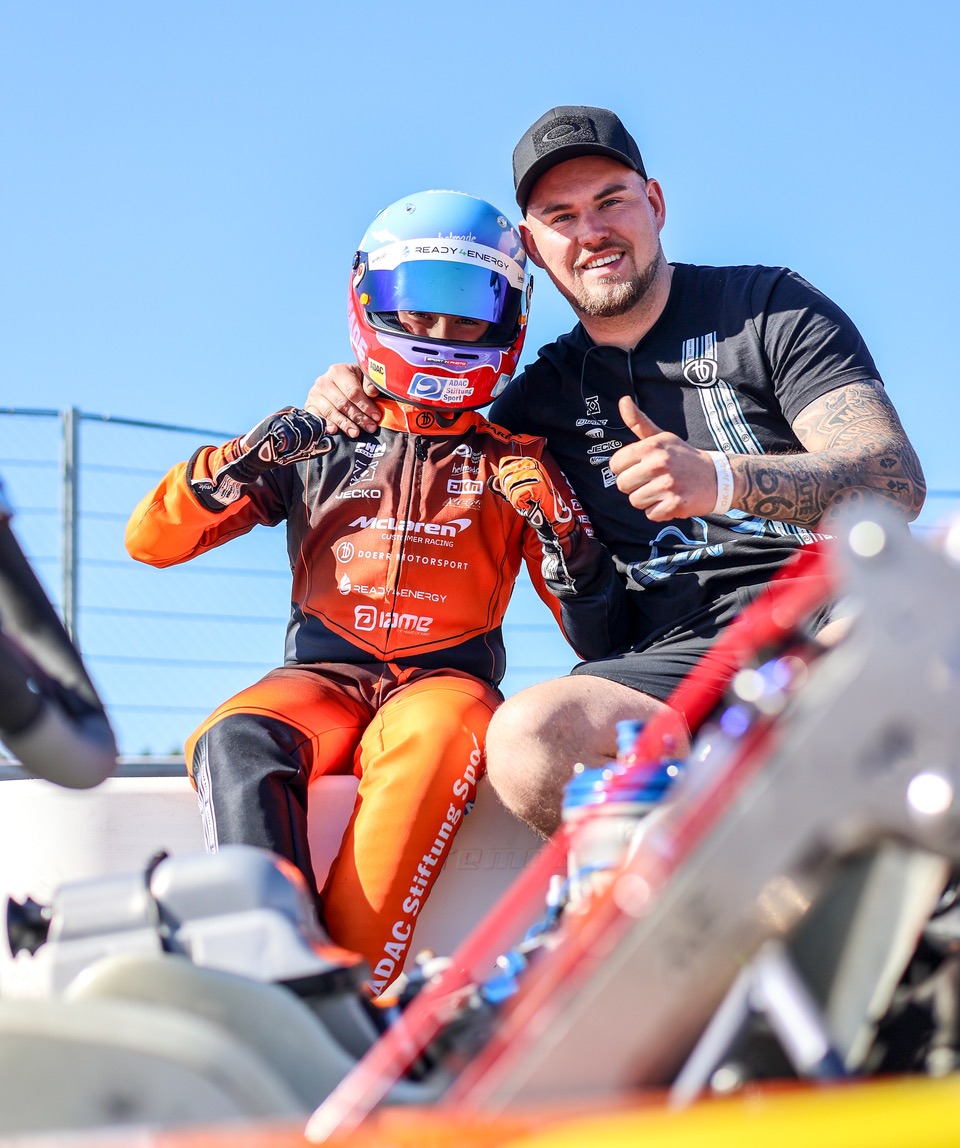 Henri Möhring in Mülsen vor dem Rennen