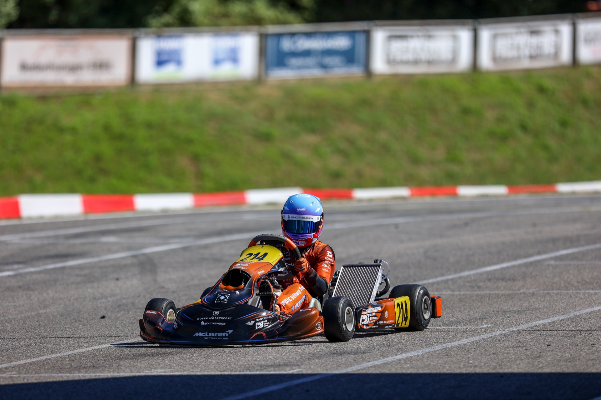 Henri Möhring im Kart auf dem Schweppermannring in Ampfing 2026
