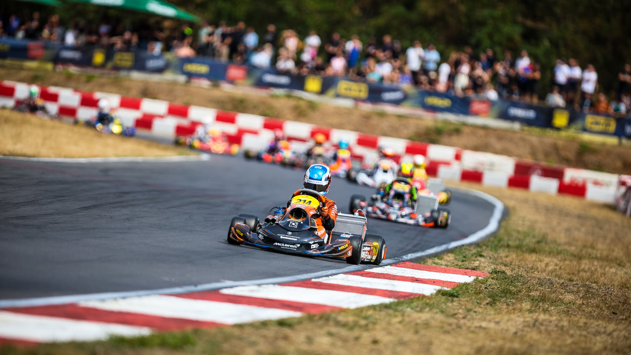 Henri Möhring im Kart auf dem Erftlandring beim DKM-Lauf in Kerpen 2026