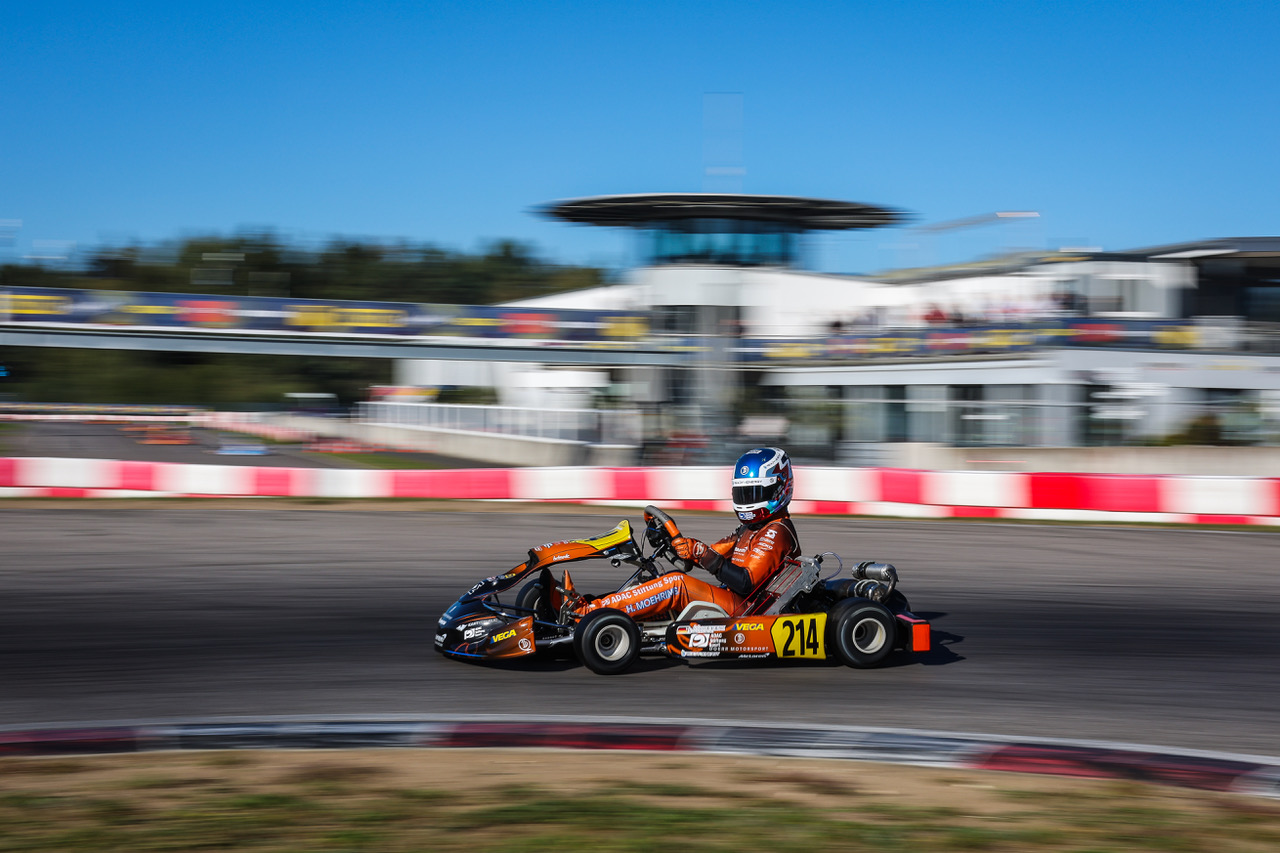Henri Möhring auf der Strecke im ProKart Raceland Wackersdorf beim DKM-Finale 2026